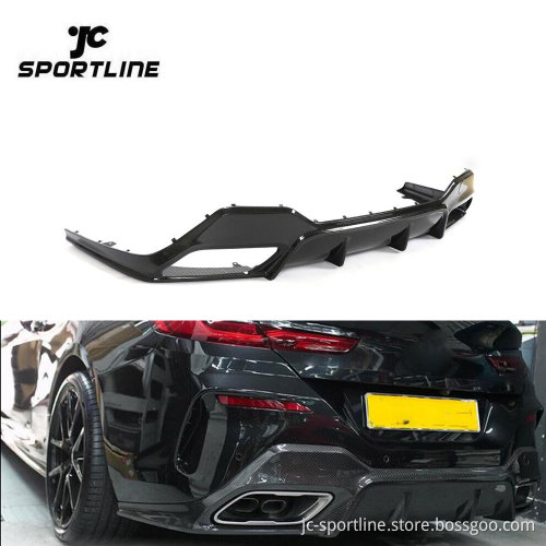 DRY Carbon Rear Bumper Diffuser Lip for BMW 8 Series G14 G15 M850i M-Sport 2018-2022